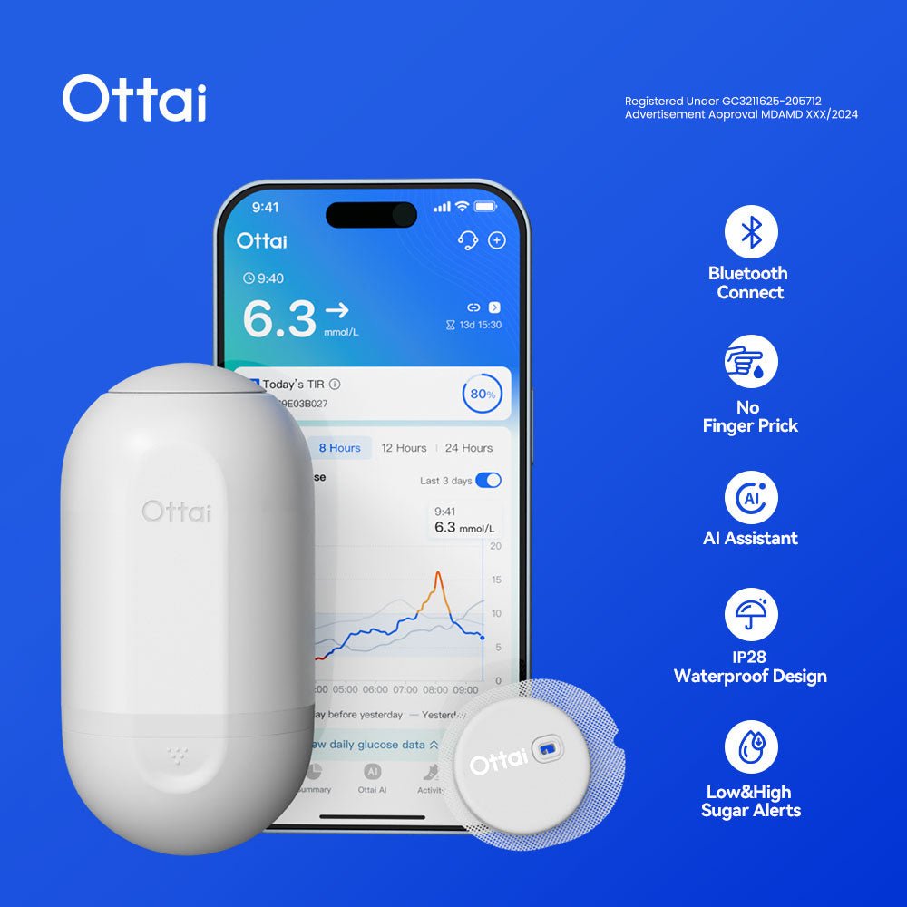 Ottai Continuous Glucose Monitoring System - Ottai MY